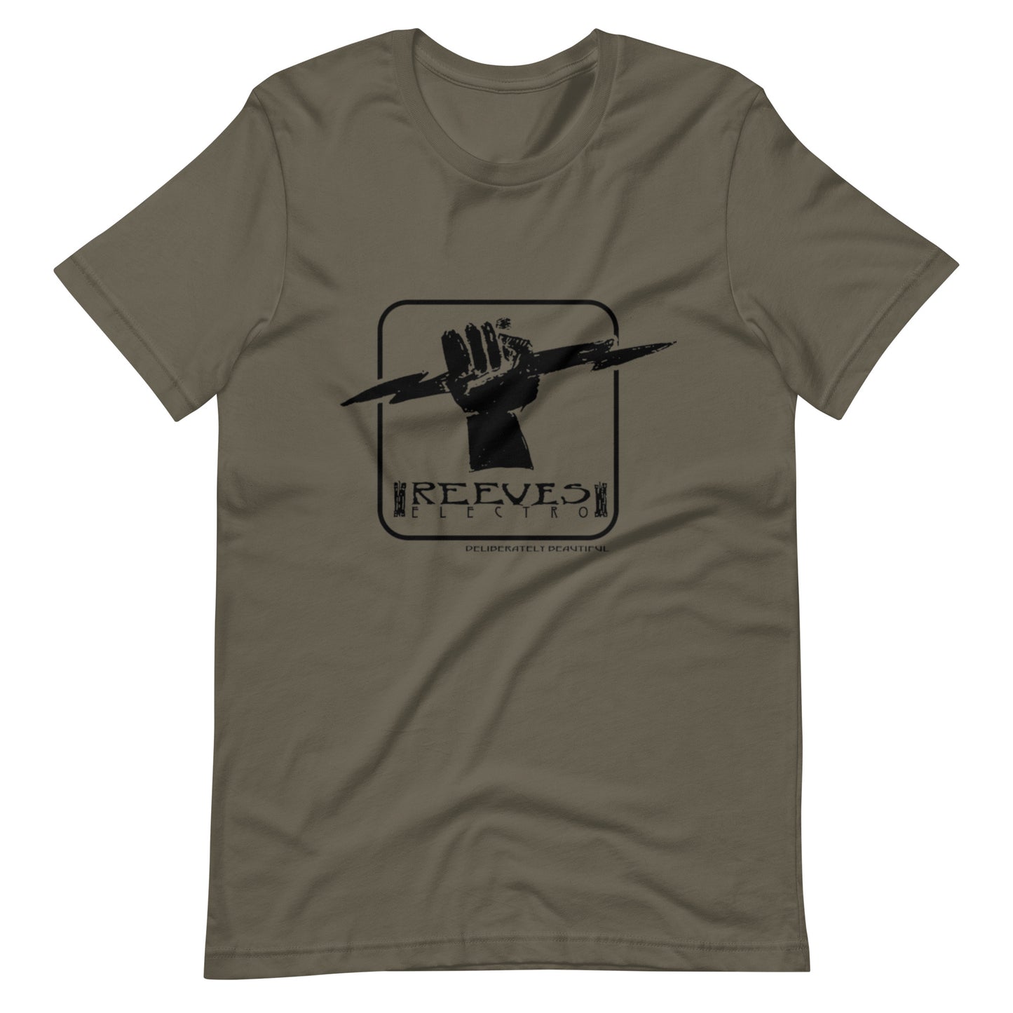 'Deliberately Beautiful' T-shirt (Black Print)