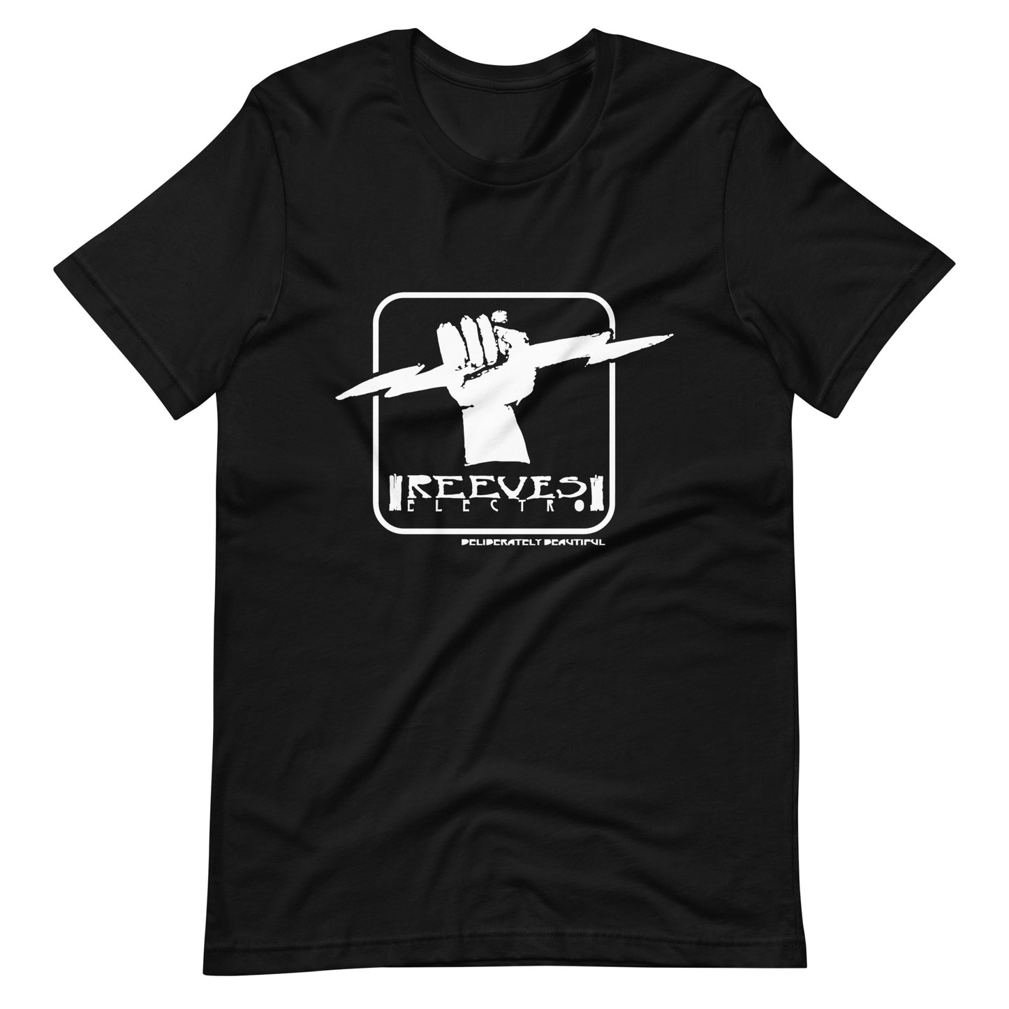'Deliberately Beautiful' T-shirt (White Print)