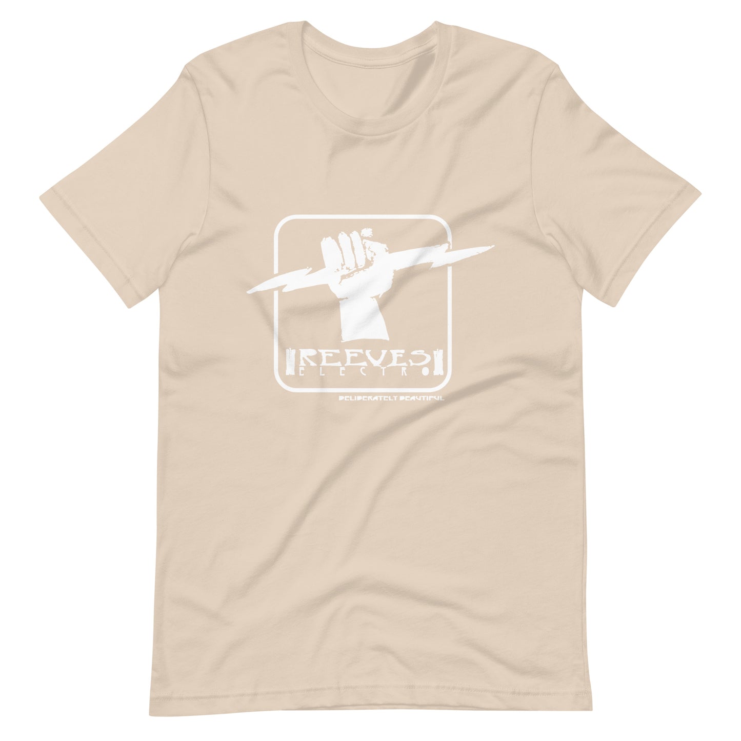 'Deliberately Beautiful' T-shirt (White Print)